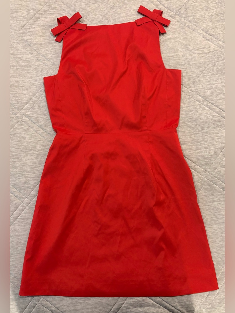 Gianni Bini Red Bow-strap Mini Dress